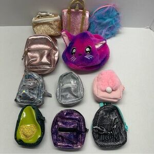 Lot x11 Real Littles Miniature Tiny Backbacks Mini Supplies Doll Toy Accessories